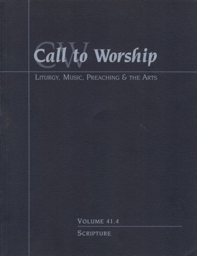 Call to Worship: Scripture